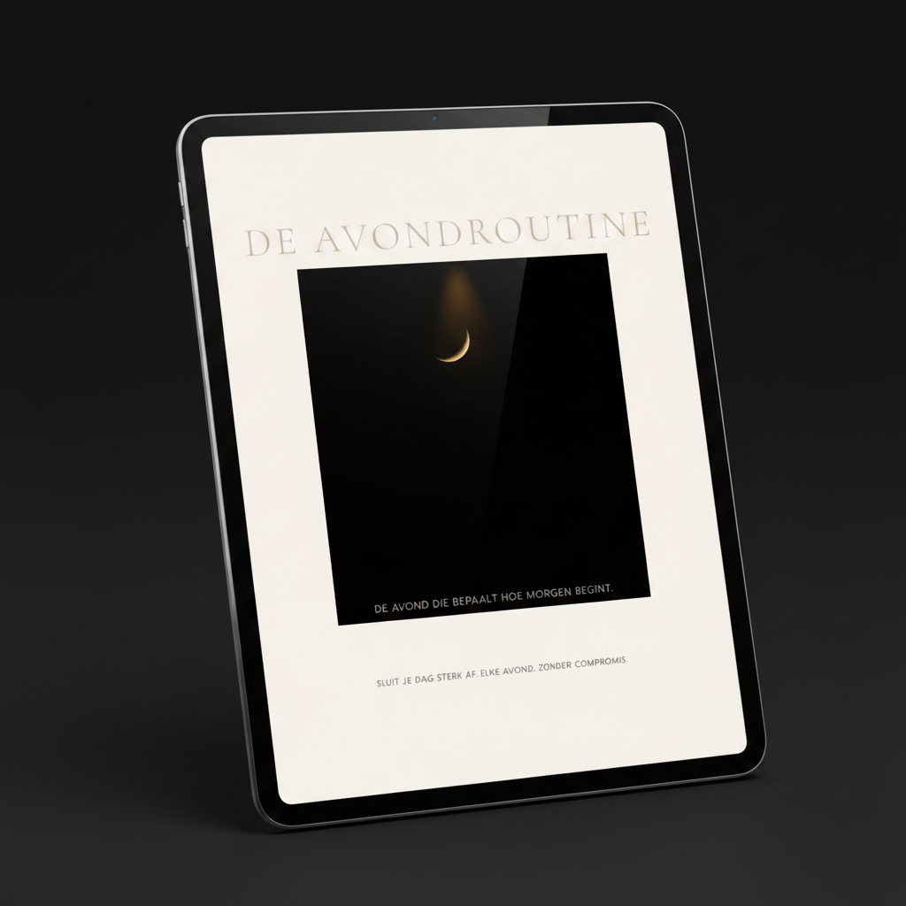 DCT — De Avondroutine Tablet Mockup