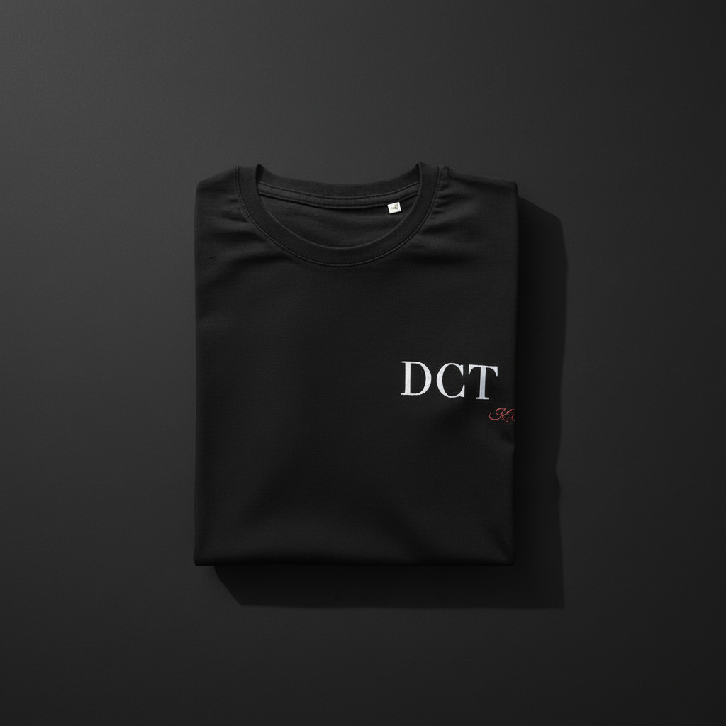 DCT T-shirt gevouwen dark studio